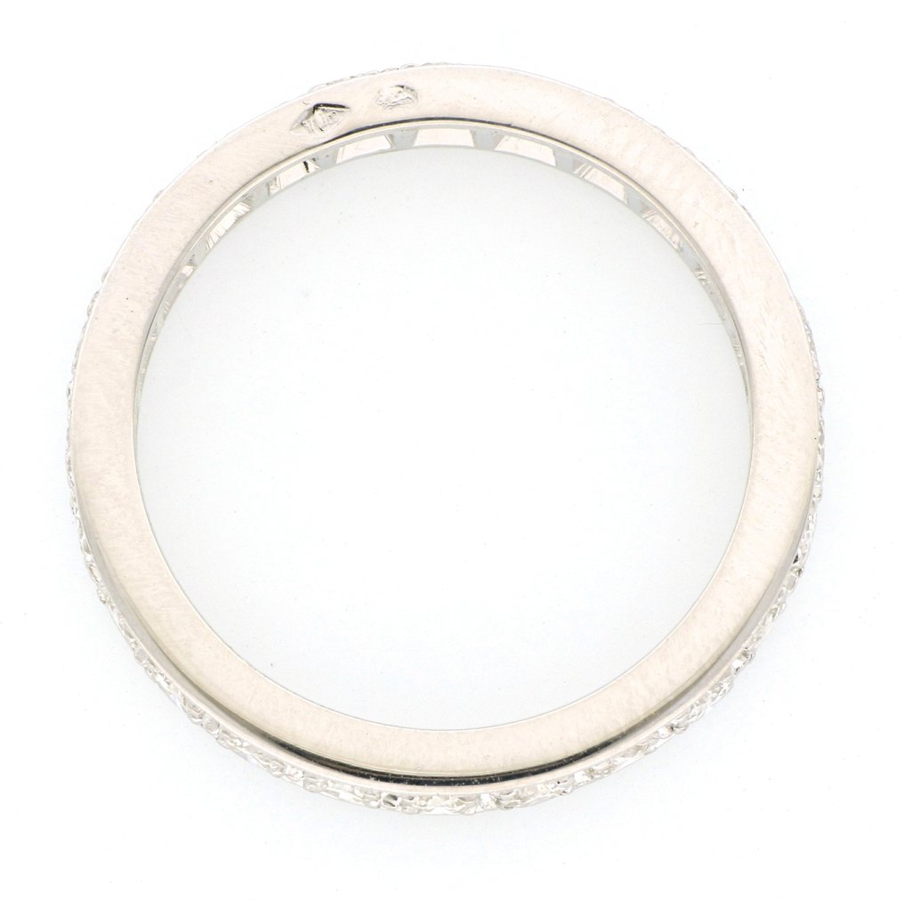 Ei pohjahintaa - Sormus - 18 kt. Valkokulta - 1.20ct. tw. Timantti (Luonnollinen) #4.3