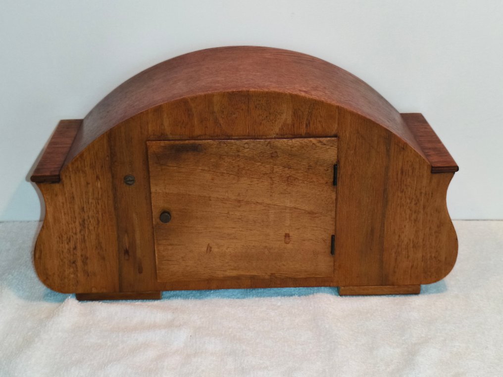 壁炉架时钟 -  艺术装饰 - (科罗曼德尔)乌木, 橡木 - 1920-1930 #4.3