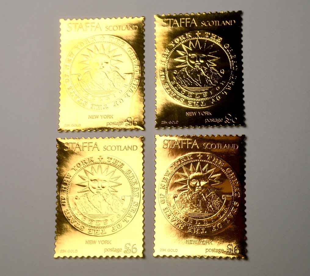 Scotland. Medal The Great Seal of the state of New York - 4 x 1/100oz (.950) (No Reserve Price) #1.0