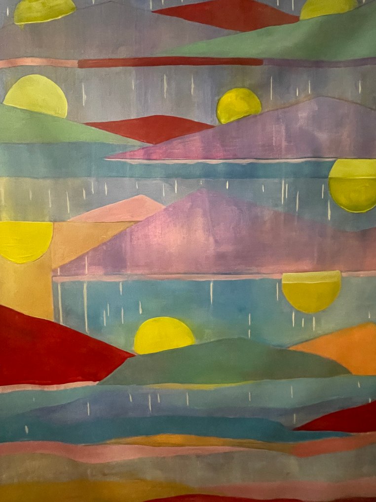 J. DELGALLO - Lluvia al atardecer. XL. ( NO Reserve ) #3.2