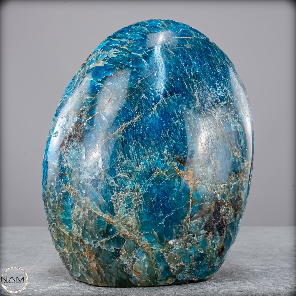 天然一等品质浓郁的磷灰石 自由形式- 1979.47 g #4.3