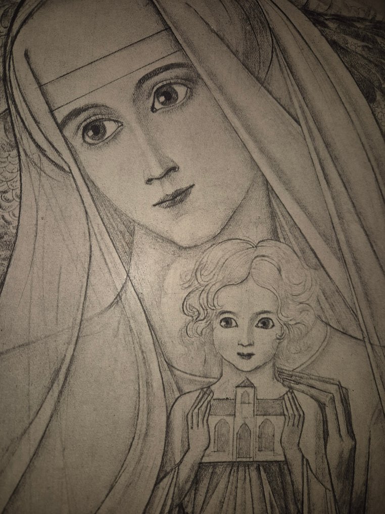 Jan Toorop (1858-1928) - Madonna aan Zee #2.1