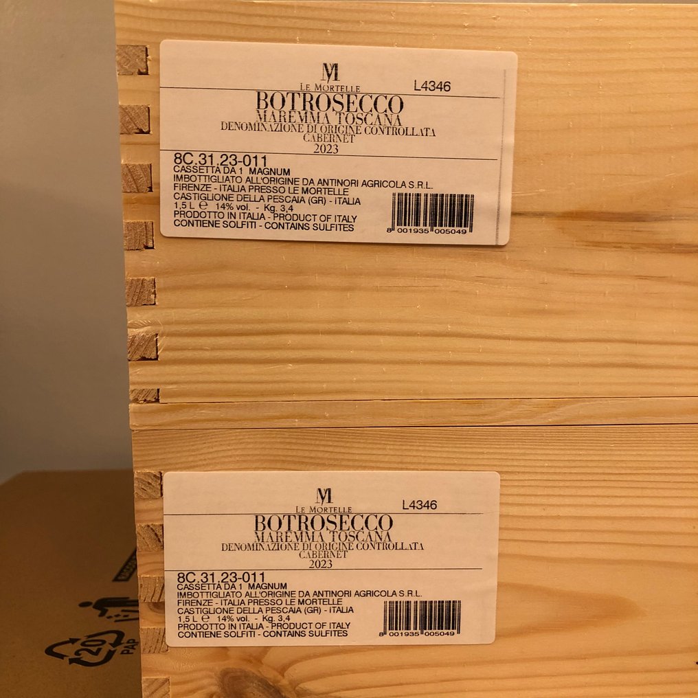 2023 Marchesi Antinori Le Mortelle, Botrosecco - 托斯卡納 DOC - 2 馬格南瓶 (1.5L) #3.2