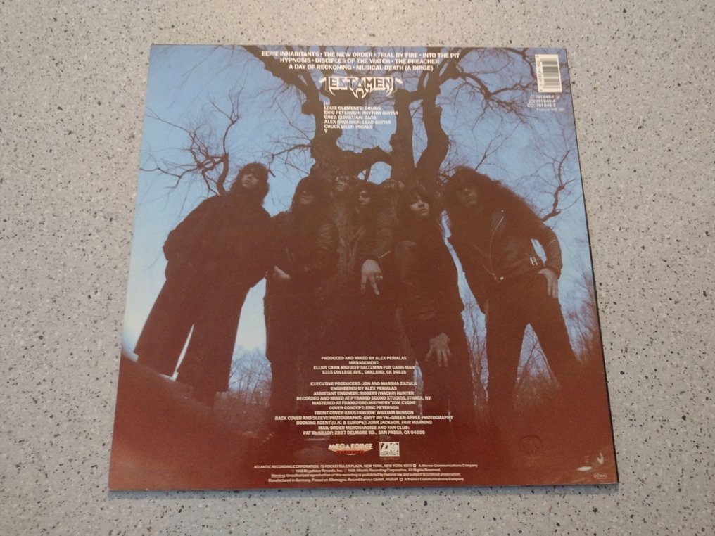 Testament - The new order - Δίσκος βινυλίου - 1st Pressing - 1988 #1.0