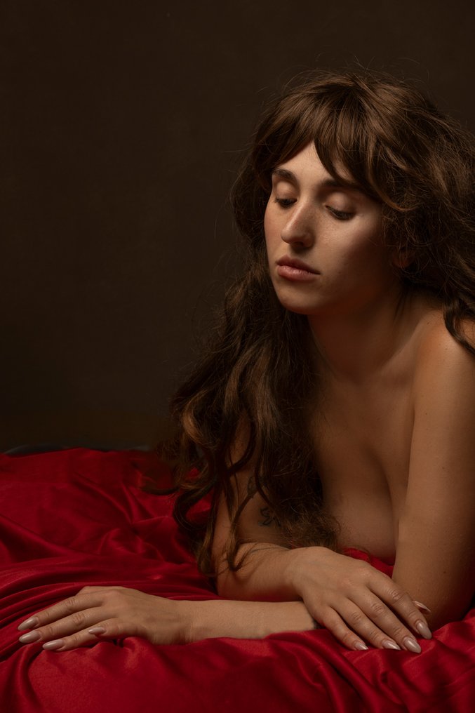 Kaat Stieber - Kaat Stieber - Lady in Red 1 | Giclée Print - Signed - Numbered Edition - Contemporary #2.1