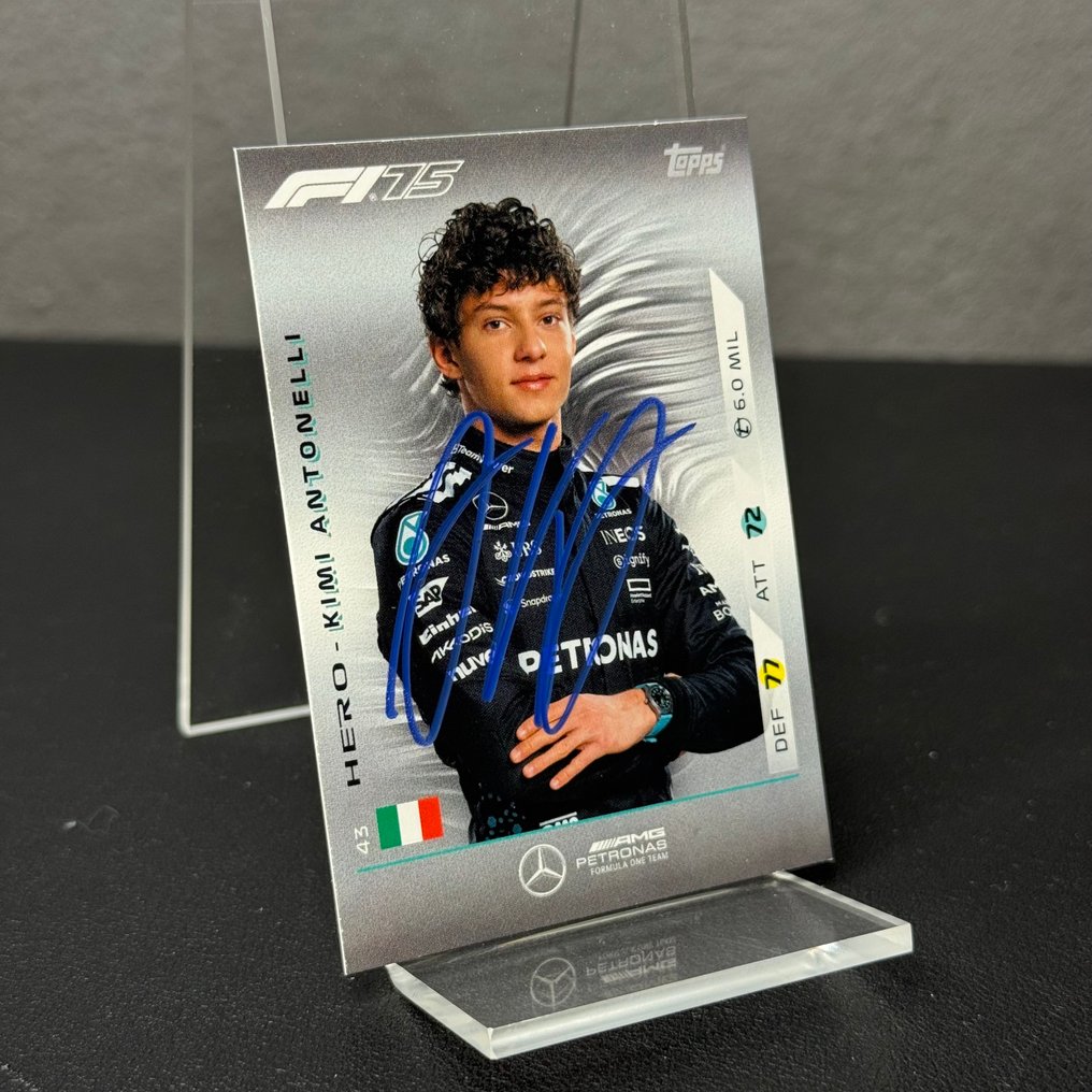 梅 赛 德 斯 - Topps Hero 43 Signed - Andrea Kimi Antonelli - 2025 - 交易卡片 #3.2