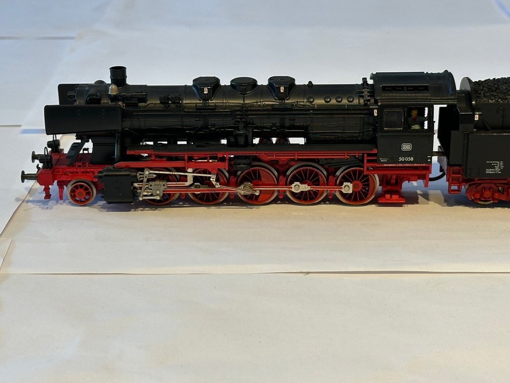 Fleischmann H0 - 4175 - Locomotiva a vapore (1) - BR 50 058 - DB #2.1