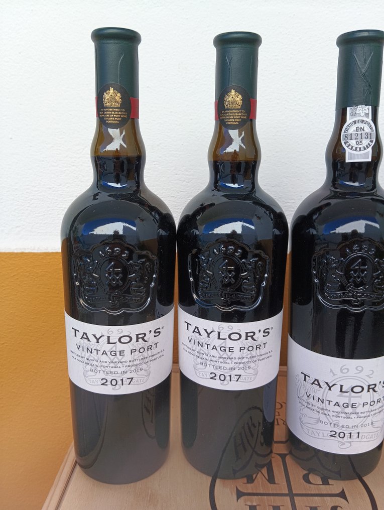 2011 Taylor's - 2 x 2011 e 2 x 2017 - Vintage Port - Douro - 4 Butelki (0,75l) #1.0