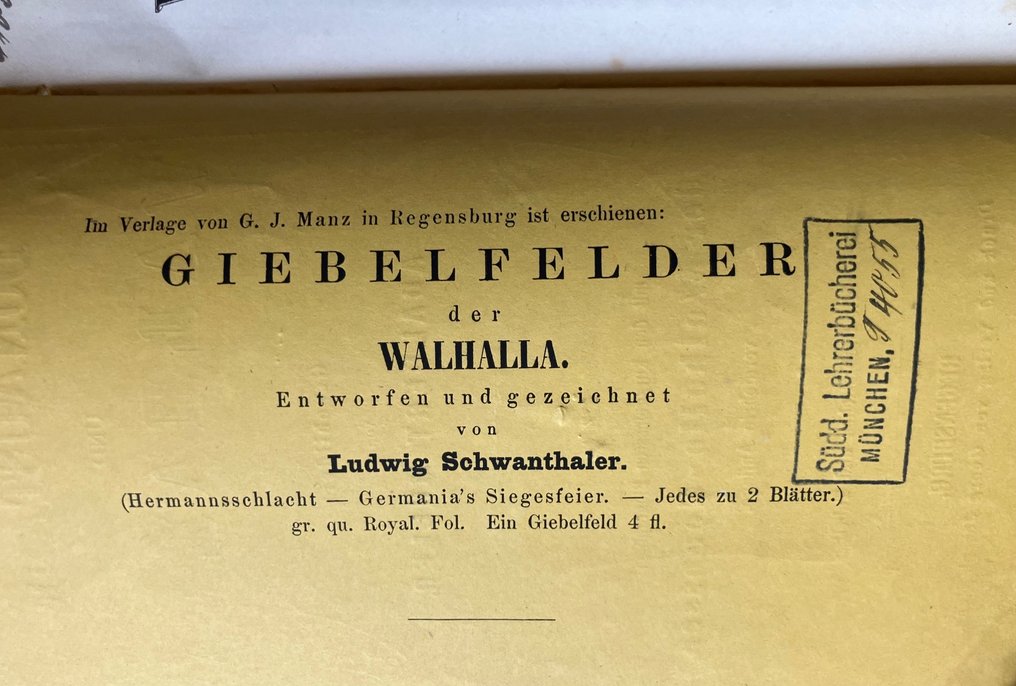Adalbert Müller - Donaustauf und Walhalla - 1850-1860 #2.1