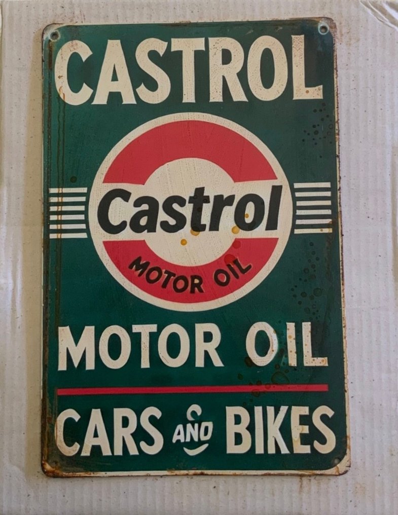 Targa Castrol - Διαφημιστική πινακίδα - Λαμαρίνα #1.0