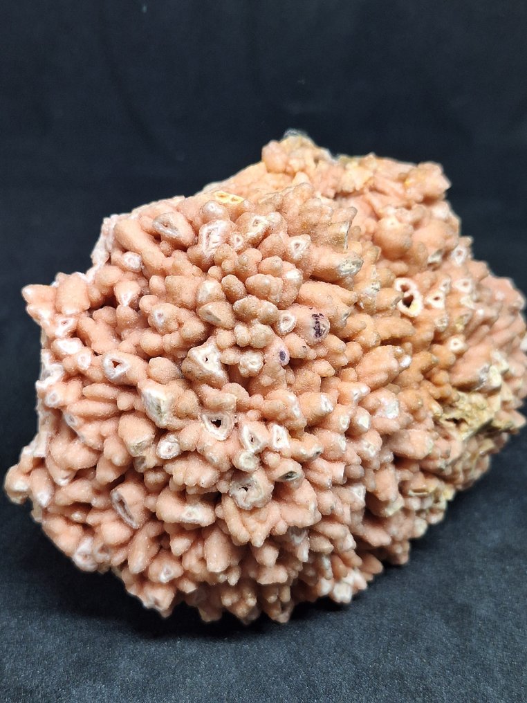 Very rare "Oppu" rhodochrosite after calcite Crystals on matrix - Height: 10 cm - Width: 7.5 cm- 472 g #3.2