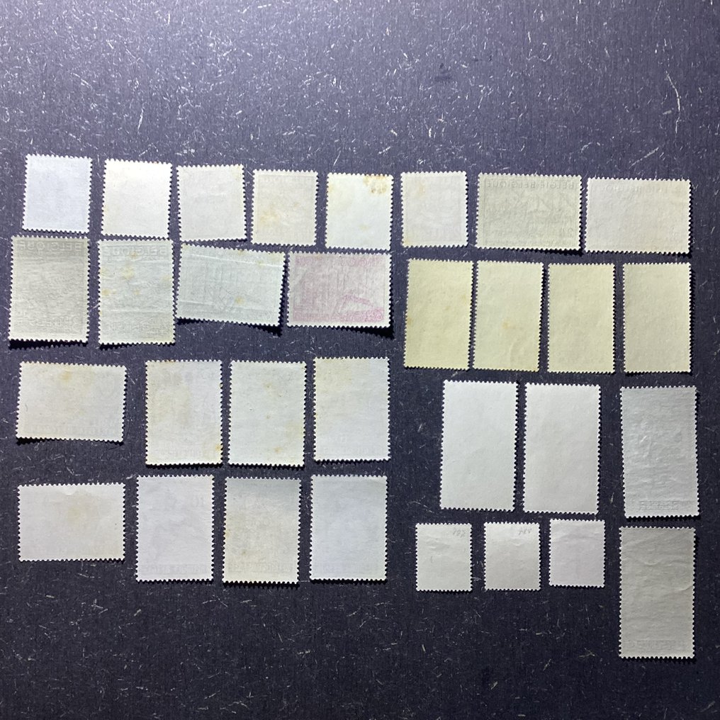 Belgio 1946/1948 - Belgio 1946-1947-1948 MNH, senza serie di sovrastampe - COB 725-791 #1.0