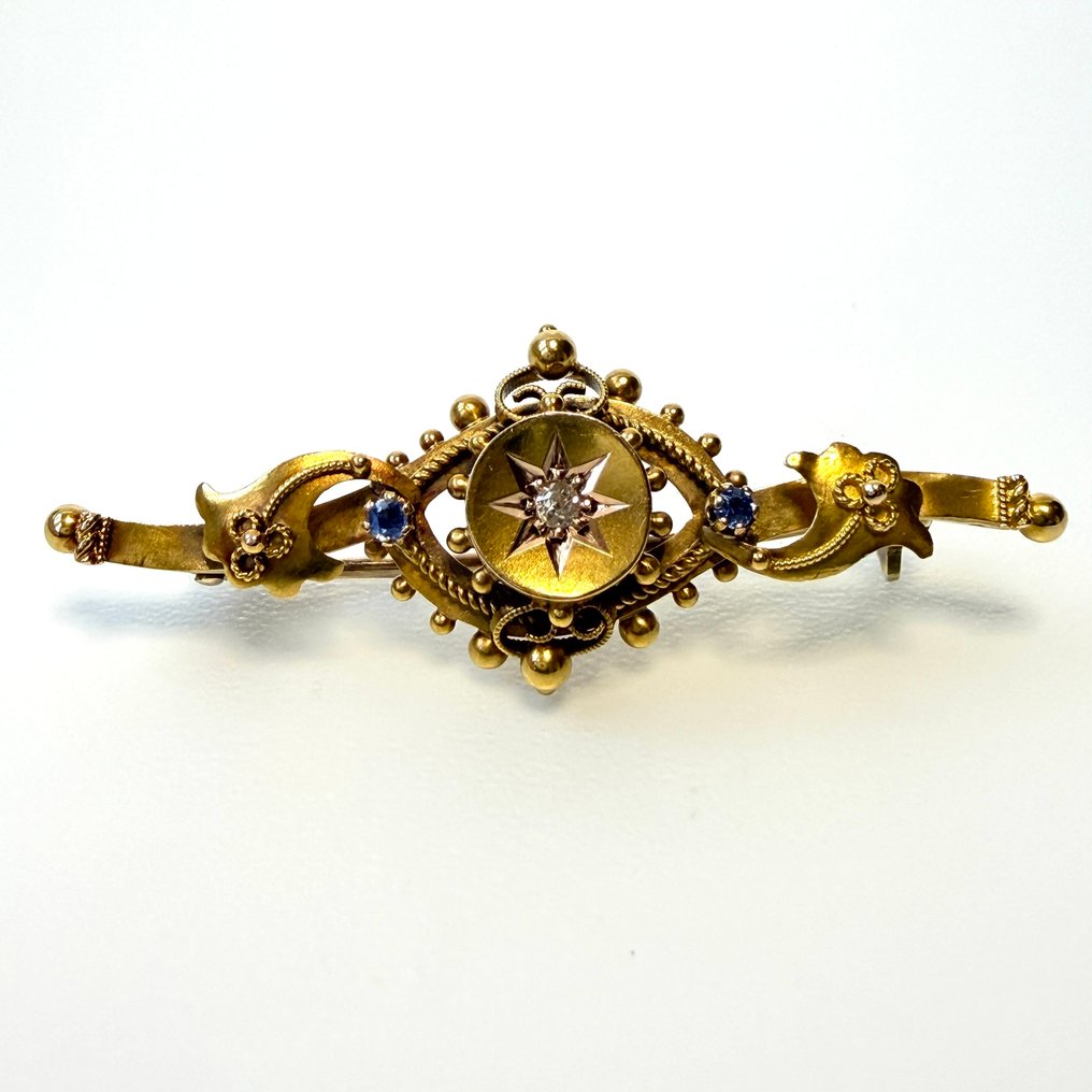 Broche - 15 carats Or jaune - Chester - 1906 #1.0