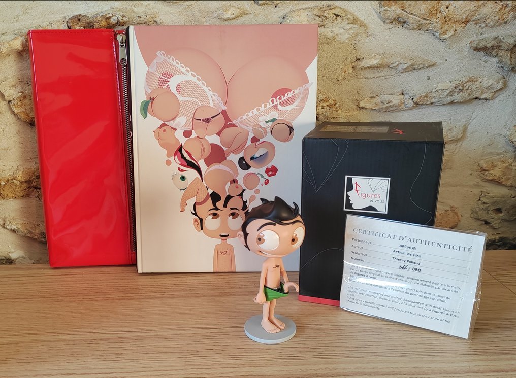 Figures & vous / Fluide glacial - Péchés Mignons - Figurine "Arthur" et coffret "L'intégrale" en version luxe - Édition limitée #1.0