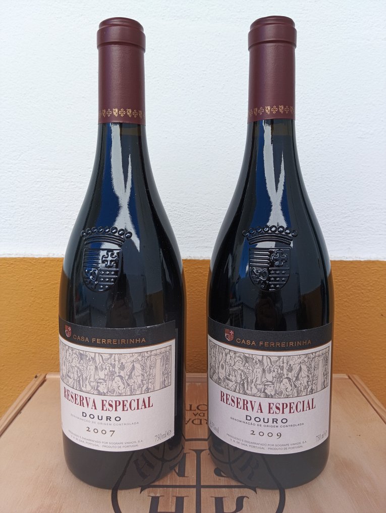2007 & 2009 Casa Ferreirinha - 杜罗 Reserva Especial, DOC - 2 Bottles (0.75L) #1.0