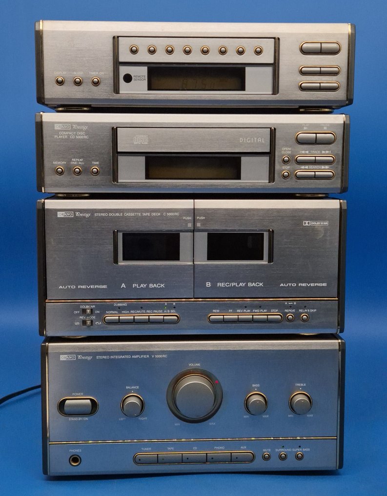 Okano - Prestige 5000 RC – HiFi complete system with tuner, CD player, double cassette deck, and amplifier. Hi-fi set #1.0