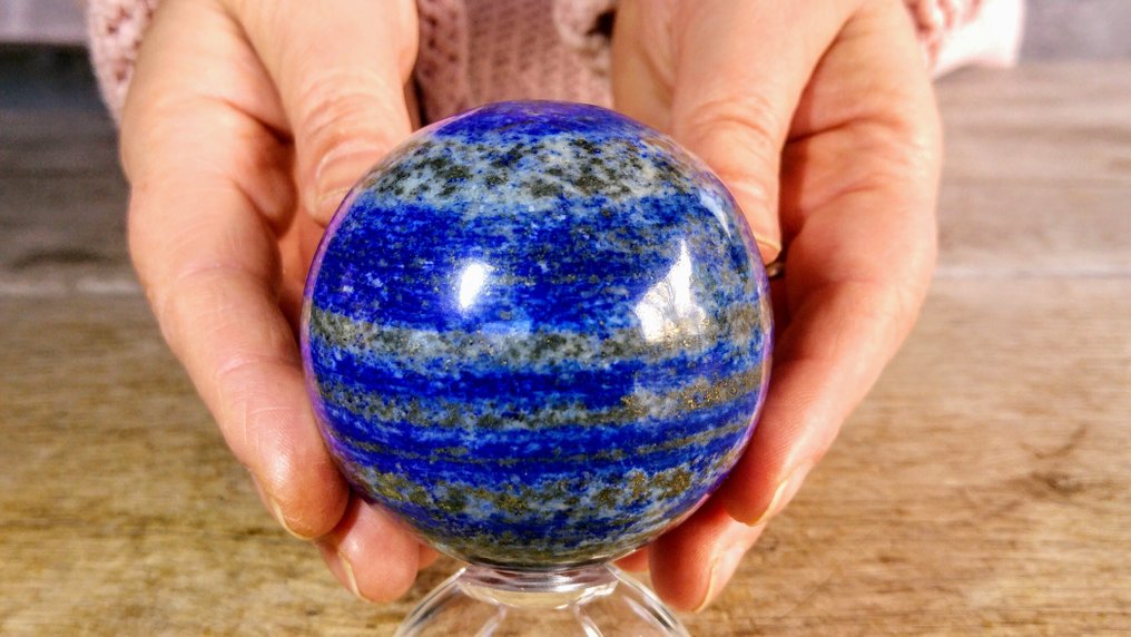 Blue Lapis Lazuli Sfera - Altezza: 65 mm - Larghezza: 65 mm- 472 g #1.0