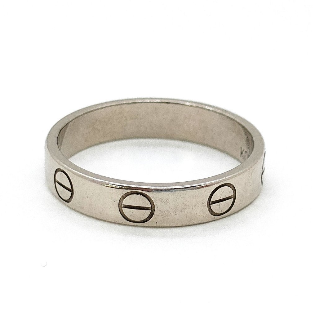 沒有保留價 - Cartier - 戒指 - Love - 18 克拉 白金 -  0.00ct. tw. #2.1