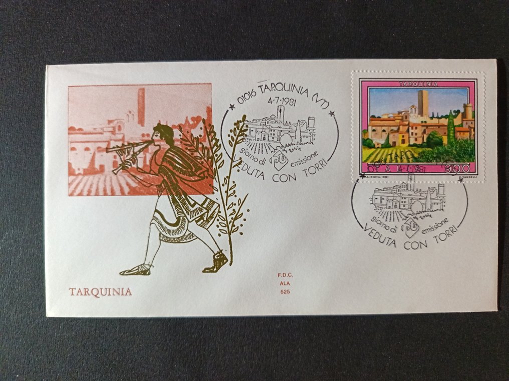 意大利  - FDC 意大利风景 #4.3