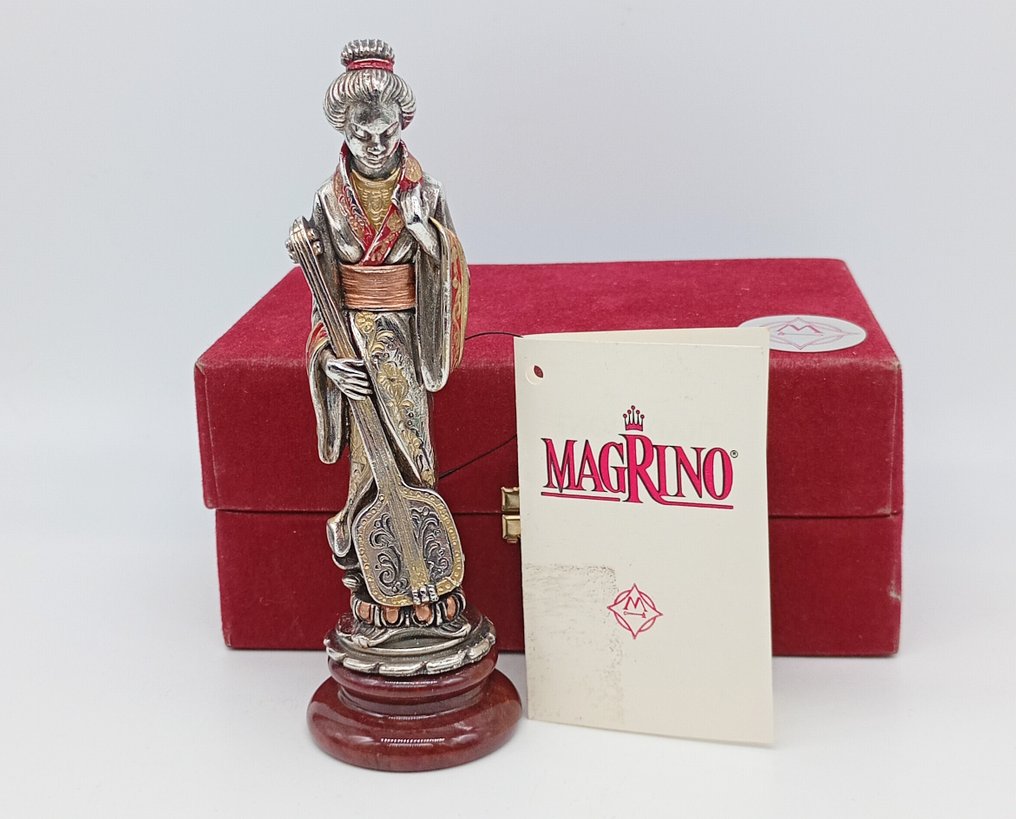 Magrino - Statuetta - Geisha - .925 argento #1.0