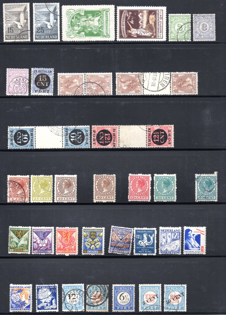 荷兰 1852/1945 - 在 DAVO LX 预印本集邮册+盒子中，完整收藏仅需1个邮票+免费全球配送* #1.0