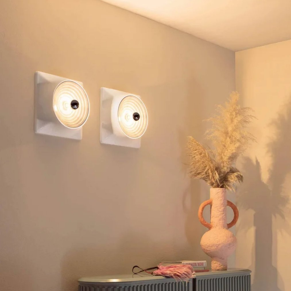 Stilnovo - studio Nizzoli - Φωτιστικό τοίχου - GOLETTA λευκό/αλουμίνιο - μέταλλο, abs #2.1