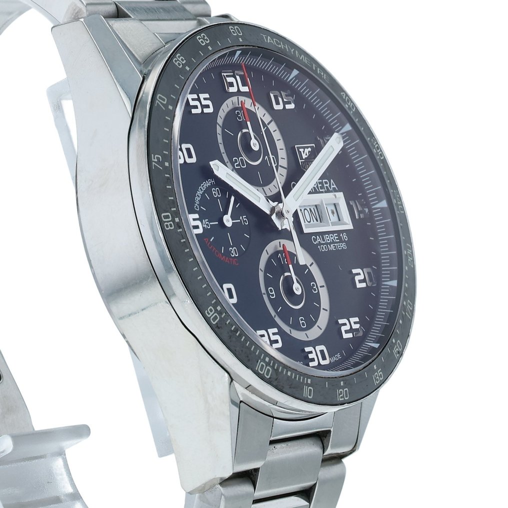 TAG Heuer - Carrera Calibre16 100m Chronograph Day-Date - Sans prix de réserve - CV2A1R - Homme - 2010-2020 #2.1