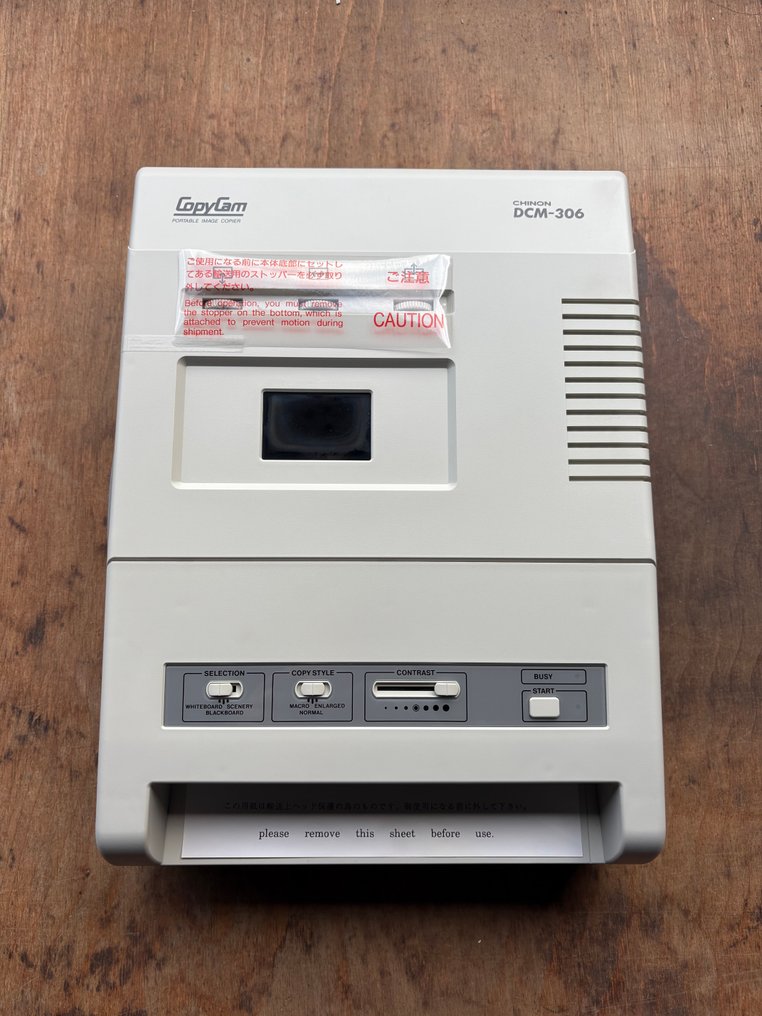 Chinon CopyCam DCM-306 - A 1990s digital instant camera - Cámara digital #1.0