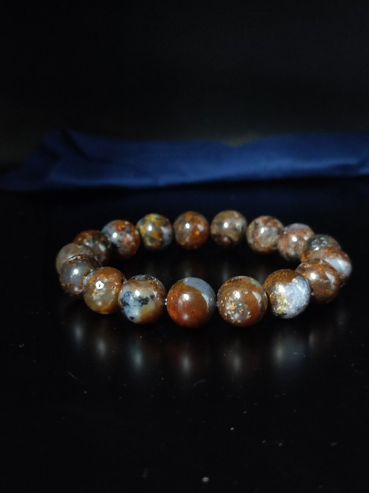 Όμορφο και σπάνιο βραχιόλι Pietersite σε δωροθήκη, δωρεάν αποστολή - Βραχιόλι #1.0