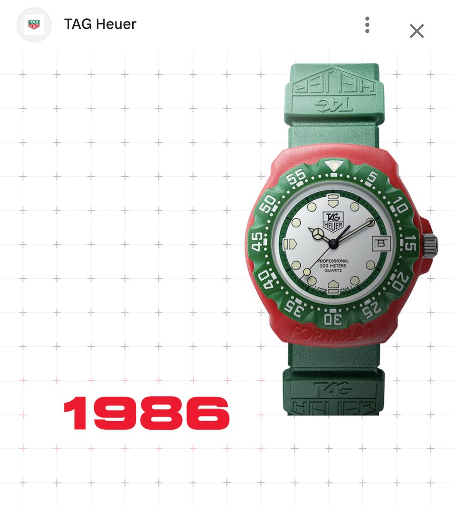 TAG Heuer - Formula 1 - 384 513 - Uniszex - 1986 #4.3