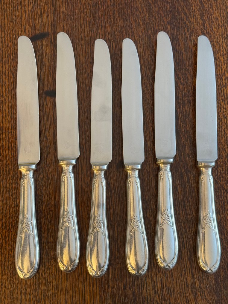 Ercuis - Σετ μαχαιροπήρουνων (12) - Επάργυρο - Δείπνο Laurier #4.3