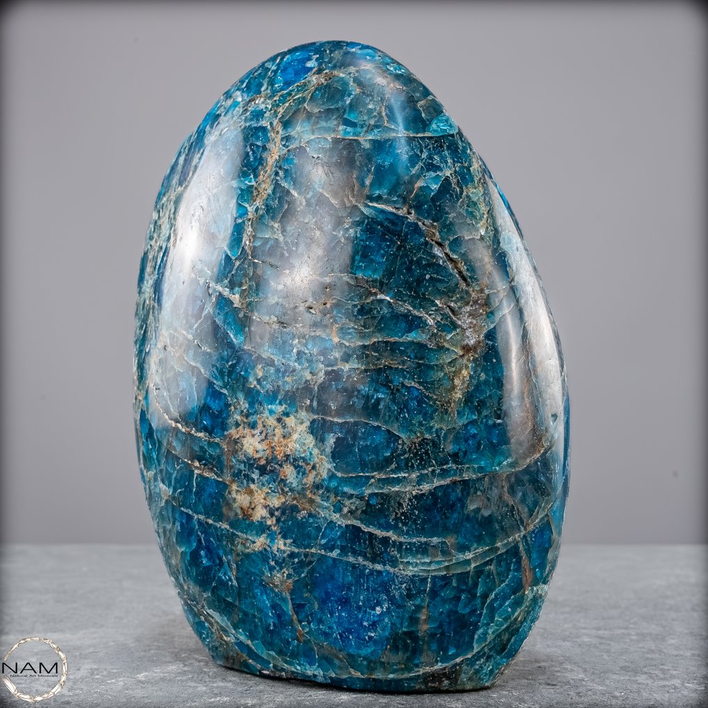 天然一等品质浓郁的磷灰石 自由形式- 1979.47 g #1.0