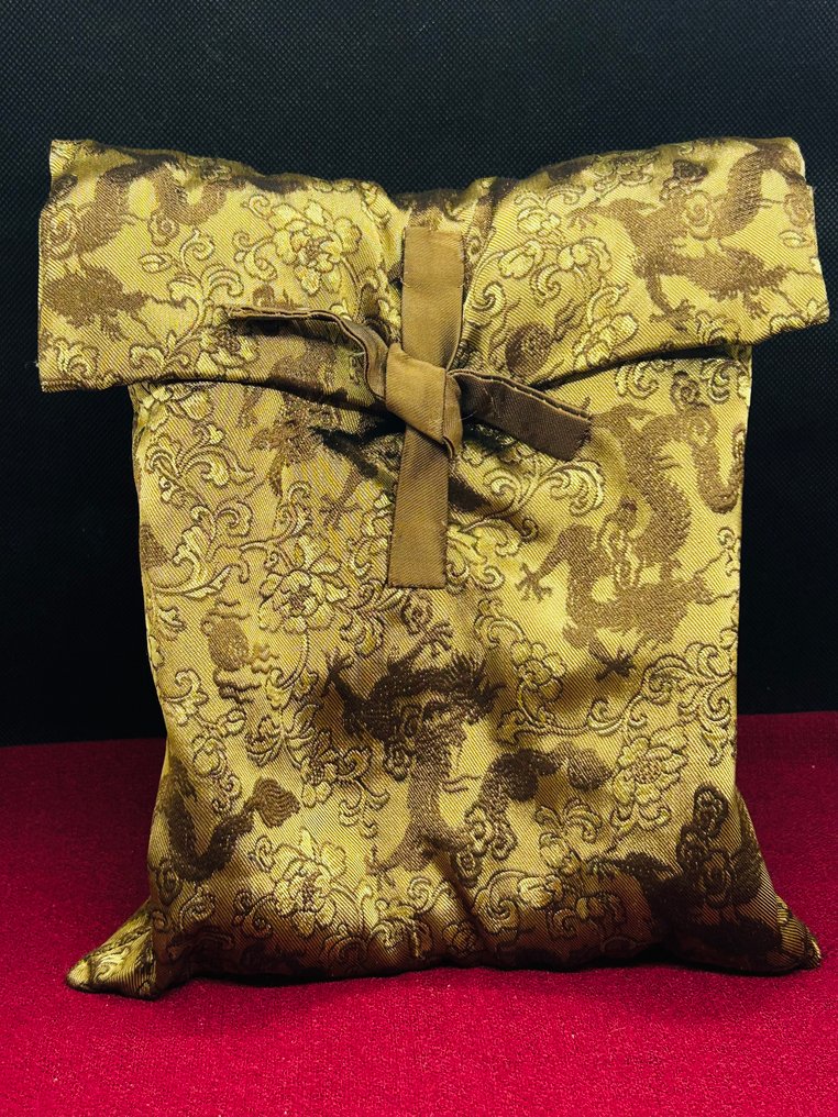 日本能乐面具 - 木, 高品质木雕能面具 - 黒髭 艺术家:前川瑞雲 - Kurohige 配有口罩包 #2.1