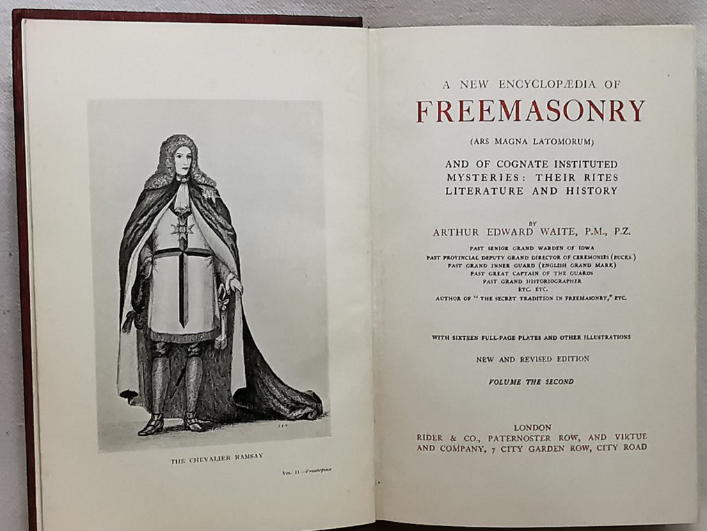Arthur Edward Waite - A New Encyclopaedia of Freemasonry (Ars Magna Latomorum) - 1923 #4.3
