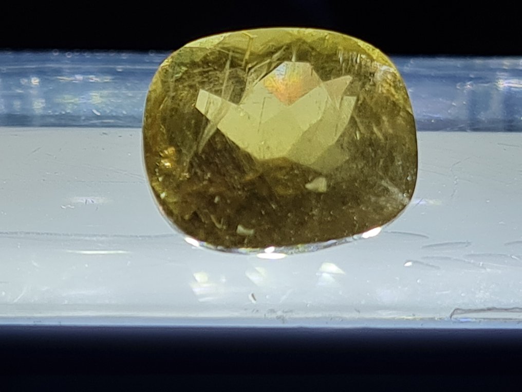 1 pcs Πράσινο, Πορτοκαλί Διασπορίτης - 18.96 ct - Διεθνής Ένωση Έγχρωμων Πολύτιμων Λίθων (ICA GemLab) #3.2