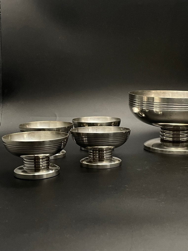 Orfèvre français à identifier - Dessert service (9) - Service à glace, à fruit - Silverplated #2.1