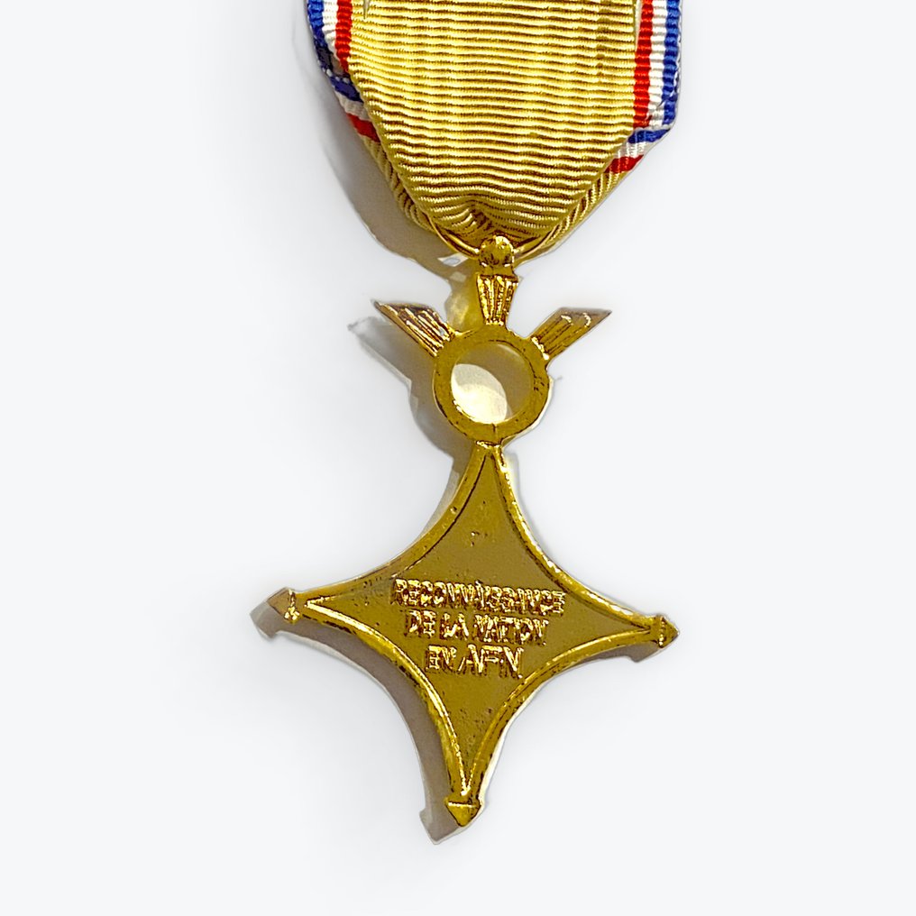 法国 - 军事勋章 - 法国认可十字在北非 #1.0