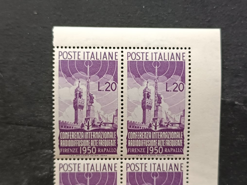 Włochy 1950 - Radiodiffusione 20 lire - 55 lire #3.2