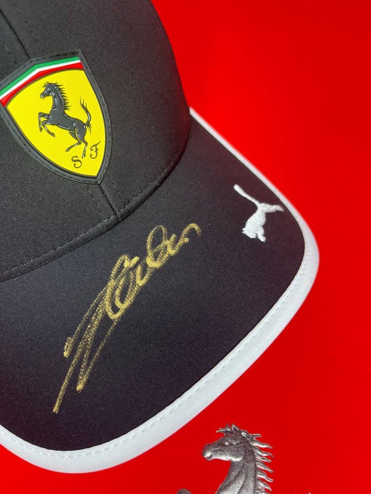 Ferrari - Official SF Cap - Charles Leclerc Autographed - Sports cap #1.0
