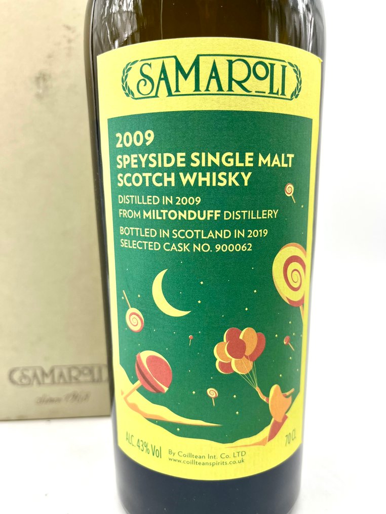 Miltonduff 2009 Single Cask No. 900062 - Samaroli  - b. 2019  - 70cl #1.0