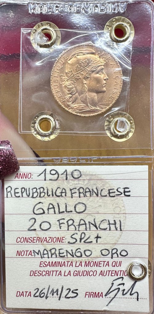 法国. 20 Francs 1910 Marianne #2.1