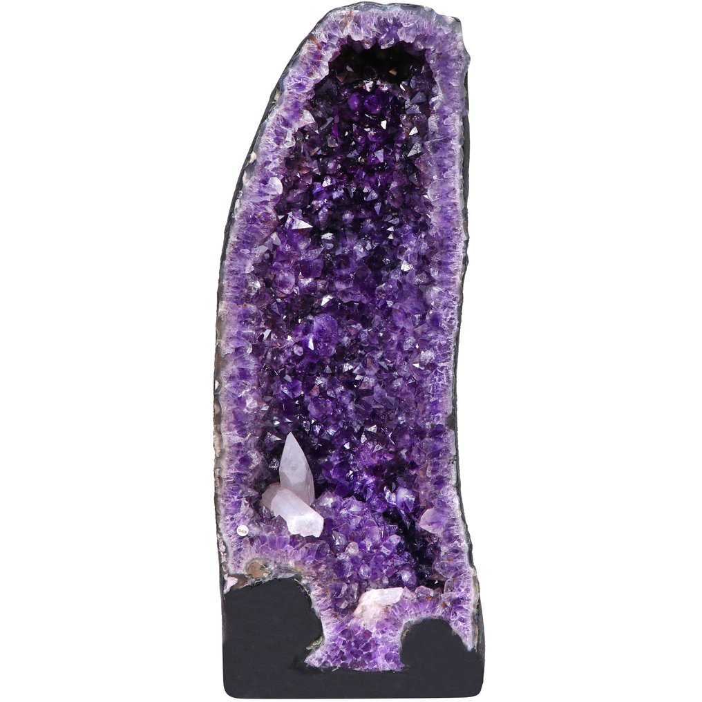Vivid Amethyst & Calcite ‘Cathedral’ Geode - 54x20x18 厘米- 22 kg #1.0