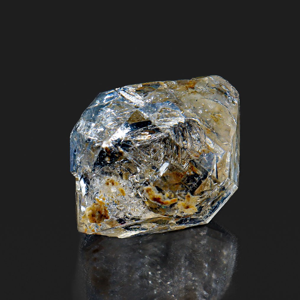 Colossal Herkimer Diamond • 39.60 ct • UV Light reactive petroleum - Height: 26 mm - Width: 21 mm- 7.92 g - (1) #1.0
