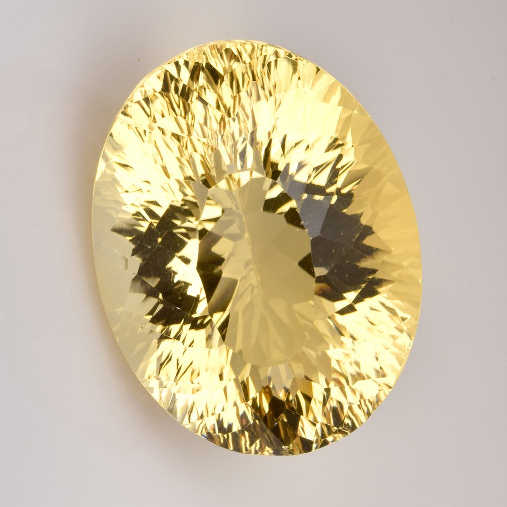 Sin precio de reserva - 1 pcs  Amarillo Citrino  - 37.86 ct - International Colored Gemstone Association (ICA GemLab) #3.2