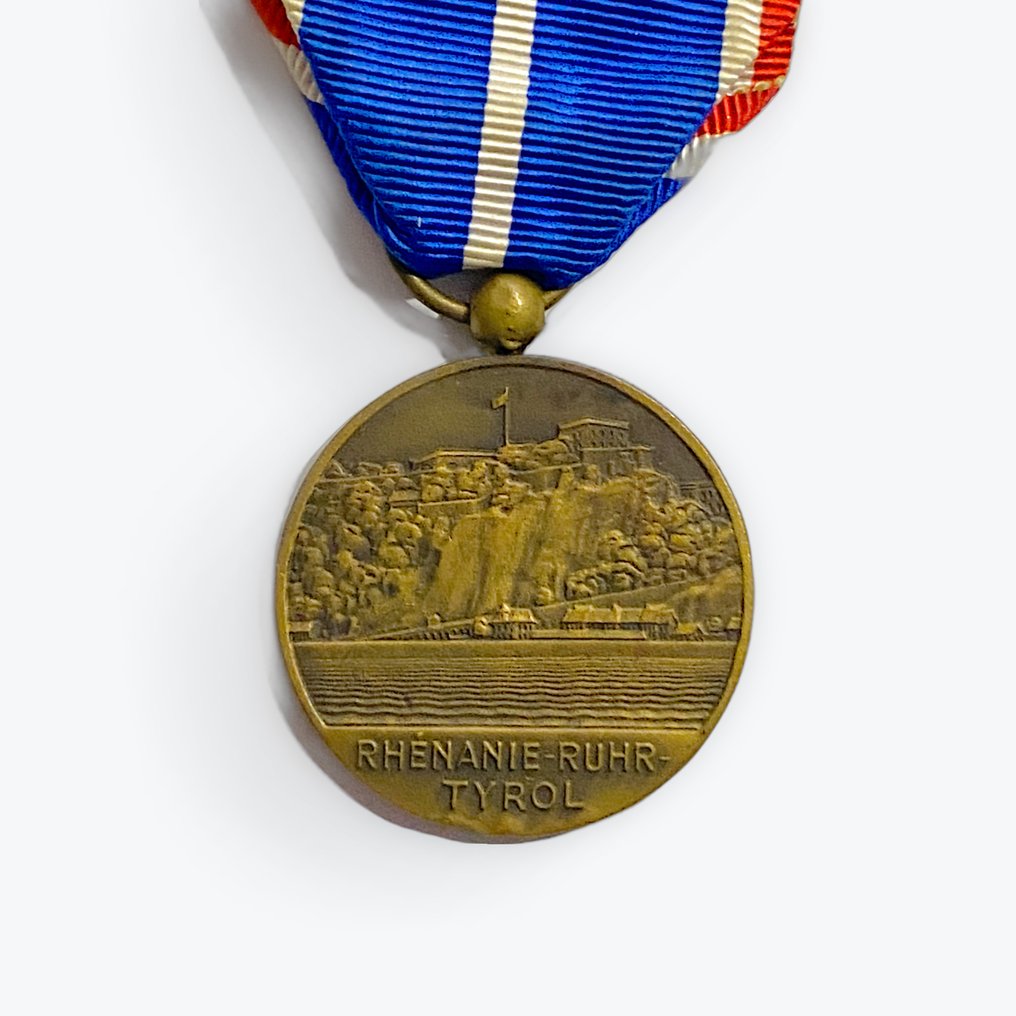 法國 - 軍功章 - 莱茵兰和鲁尔地区占领纪念章 #2.1