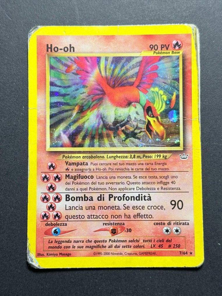 Pokémon - 4 Card - Entei, Ho-Oh, Jumpluff, Muk Holo - WOTC - Neo Revelation, Neo Genesis, Fossil #1.0