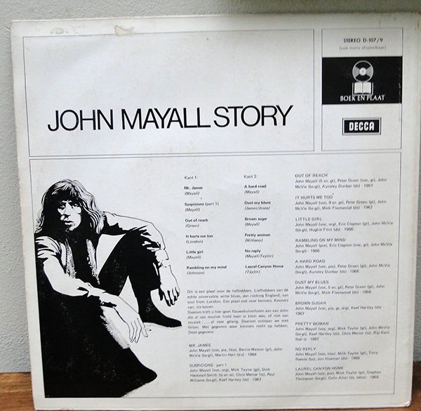 John Mayall, Eric Clapton, Blues Breakers - John Mayall Story, Bluesbreakers John Mayall with Eric Clapton - Diverse Titel - LP-Alben (mehrere Objekte) - Stereo - 1966 #2.1