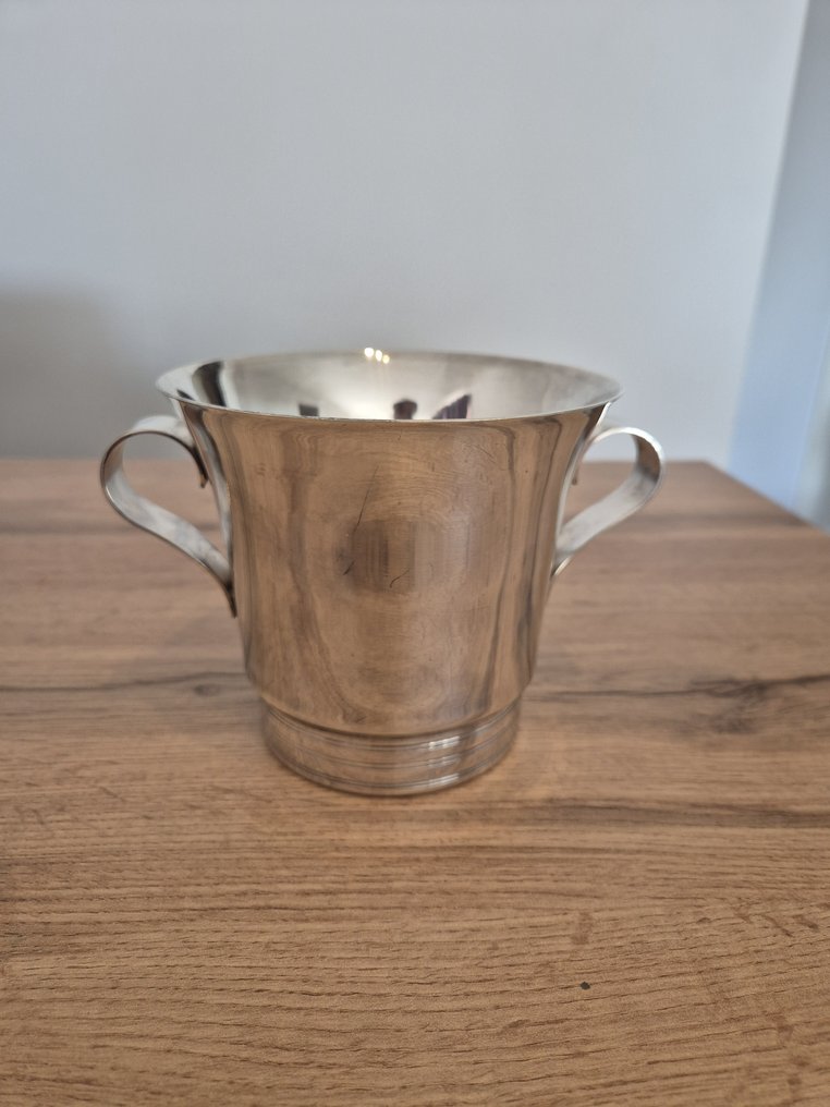 Secchiello per il ghiaccio - Placcato argento - Portabottiglie #1.0