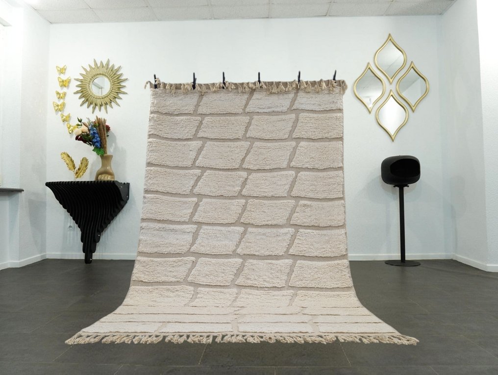 Berber, Large Moroccan wool rug - Carpet - 303 cm - 196 cm - Ancient Modernity #1.0