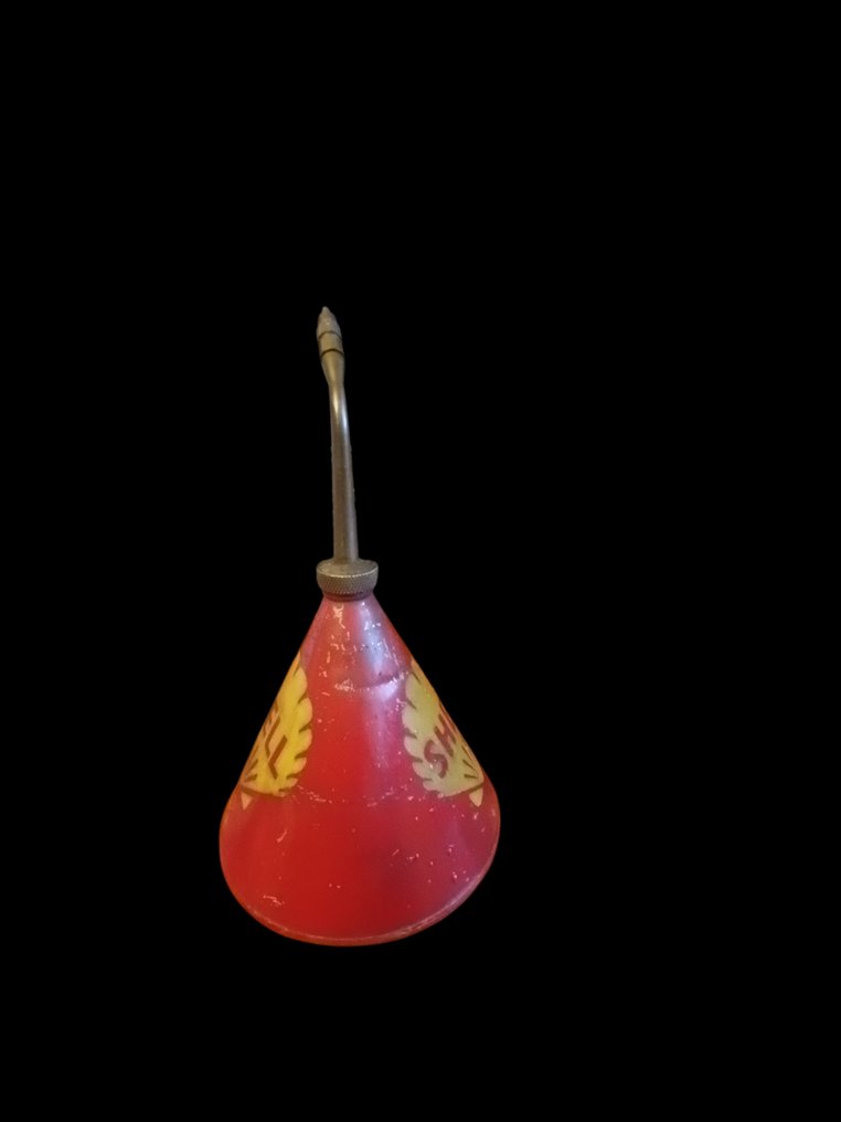 Petrol pump (1) - Shell - Ancienne petite burette conique Shell - 1950-1960 #3.2